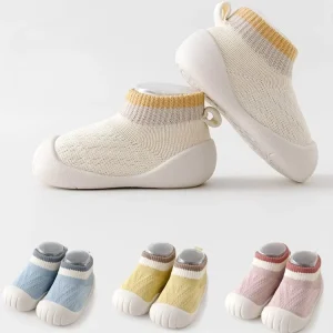 Good Quality Baby Walking Sock Shoes Solid Color Baby Prewalker Shoes Casual Boy Girl Infant Anti Slip Socks