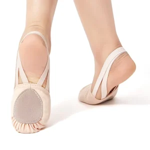Good Quality Superior Quality Comfortable Breathable Soft Ballet Shoes for Women and Kids with Stretch Fabric Upper Pu Outsole