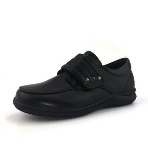 Greatshoe School Shoes with Black Buckle Strap for Boys