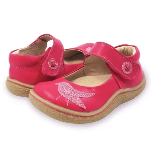 Gum Sole Dress Princess Soft Metallic Breathable Leather Flat Barefoot Shoe for Baby Toddler Youth Girl