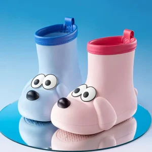 Gumboots Newest Design Cute Cartoon Animal EVA Waterproof Lightweight Soft Flexible Unisex Toddler Rain Boots