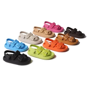 HEVA Infant Child Clogs Sandals Unisex Toddler Walking Clogs Shoes Baby Girl Boys EVA Summer Sandals Slippers