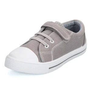 HOOk&LOOP Canvas Shoes Fabric Strap Children Casual Toddler Little Kid Walking Canvas Sport Shoes