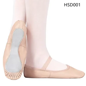 HY soft Leather Sole Children Professional Toddler adult Ballet Shoes Hot Selling Pink rude black Colour Dance Shoes HSD001