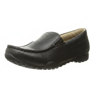 High Quality Breathable Lightweight Kids Casual Shoes Anti Slippery Sole for Boys Back School Uniform Black Loafers
