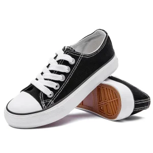 High Quality Casual Low Top Kids Children’s Canvas Shoes Custom Logo Girl Boys School Canvas Sneaker Shoes