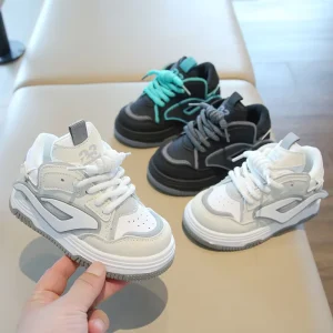 High Quality Casual Platform Shoes for Kids Fashion Children Velcro Sneakers Custom School Shoes for Boys and Girls