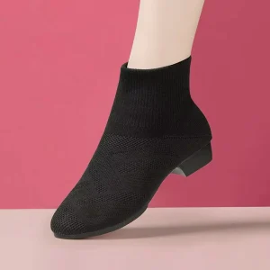 High Quality Comfortable Breathable Kids Girls Women Adult Stretch Canvas Jazz Dancing Shoes