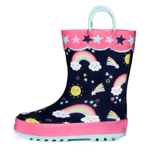 High Quality Custom Kids Rain Boots for Outdoor Autumn Lightweight Waterproof with Anti Slip Composite Toes for Girls Toddlers