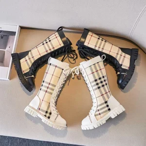 High Quality Custom Kids Shoe Factory Rain Boots Female Small Moq Children Winter Leather Shoes