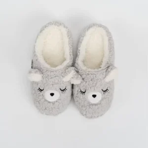 High Quality Customizable Cute Animal Shaped Winter Warm Plush Slippers Anti Slippery with for Kids for Spring