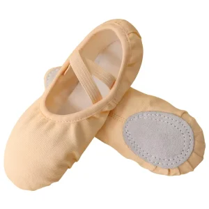 High Quality E2448 Ballerinas Ballet Dance Shoes for Girls and Toddlers Comfortable Ballet Slippers
