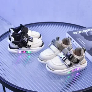 High Quality Kid Sneaker Spring and Autumn Korean Boys Soft Bottom Casual Sports Shoes for Kids