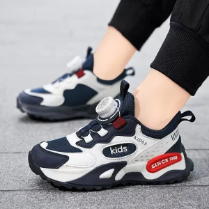 High Quality Kids Sport Running Shoes Breathable Mesh Upper EVA Midsole Non-slip Casual for Boys and Girls Four Seasons Use