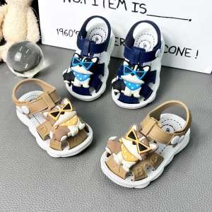 High Quality Lightweight slip Resistant Boys Sandals Fashion Simple Style Outdoor Closed Toe Sandals for Kids