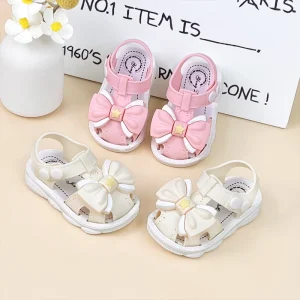 High Quality Lightweight slip Resistant Girls Sandals Fashion Simple Style Outdoor Closed Toe Sandals for Kids