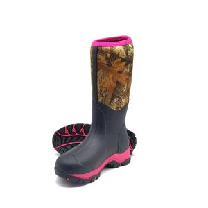 High Quality Manufacture Customized Knee High Wellington Camouflage Women’s Hunting Boots