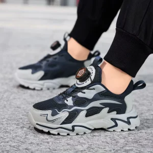 High Quality Mesh Breathable Anti-Slip Shock-Absorbing Four Seasons Casual Lightweight Kids’ Sneakers