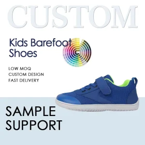 High Quality Soft Breathable Mesh Kids Sports Beach Water Flat Shoes Wide Toe Box Barefoot Shoes