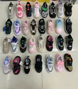 High Quality Unisex Kids Sneaker Casual Sport Running Shoes Mix Style Stock Shoes