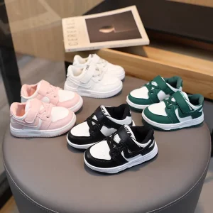 High Quality Unisex Sport Sneakers for New Born Babies Toddler Casual Shoes Custom Designer Leather Boys Girls