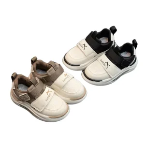 High Quality Velcro Casual Sneakers for Girls Spring Antislip Comfortable Outdoor Sports Shoes for Toddlers Kids’ Sports Shoes