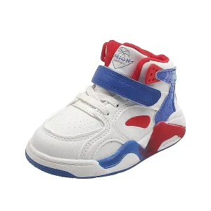 High Top Basketball Casual Shoes for Boys and Girls Non Slip Sports Design for Children in Autumn