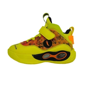 High Top Basketball Training Shoes for Kids OEM ODM Boys and Girls Mesh Insole Box Packing for Walking Training