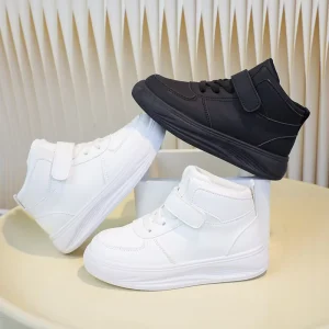 High Top Casual Shoes for Boys and Girls Non Slip Sports Design for Children in Autumn