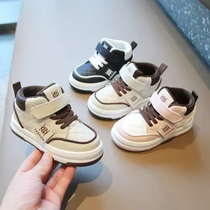High Top Kids Running Shoes Sport Styles Rubber Soft Children’s School Footwear Girls Fashion Toddler Boy Sneakers