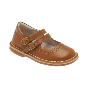 High end Unique Design Cowhide Leather Mary Jane Shoes for Kids