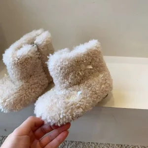 High quality Spring Winter Fashion Lightweight Shoes Plush Warm Boots for Kids Girl