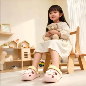 Hole Shoes Ankle Beach Shoes Kids’ Boys’ Girls’ 1 3 Years Old Cute Cartoon Non slip Summer