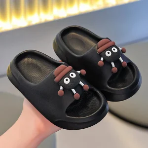 Home Hotel Style Cartoon Kids Soft Comfortable EVA Summer Winter Unisex Fashionable Indoor Slippers Waterproof Anti Slip