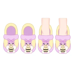 Hot Selling High Quality Low MOQ Custom Plush Slippers Cute Stuffed Animal Toys As Gift for Kids