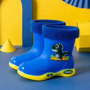 Hot Selling Kids PVC Rain Water Shoes for Baby Waterproof Cute Rain Boots for Children