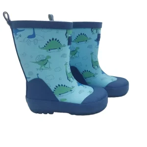 Hot Selling OEM Novelty Hedgehog Custom Printed Cotton Lining Rain Boots for Kids