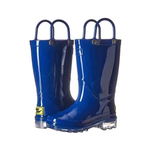 Hot Selling PVC Rain Boots for Kids Waterproof and Luminous for Winter Summer and Autumn with Printed Style