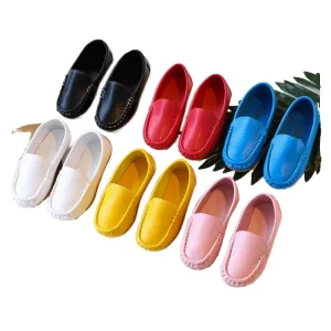 Hot Unisex Stylish Casual Kids Soft Sole Slip on Loafers Multicolor Loafers Shoes for All Seasons Summer Winter Spring
