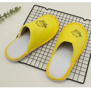 Hotel Slippers Indoor Disposable Velour Kids Bulk Hotel Slippers