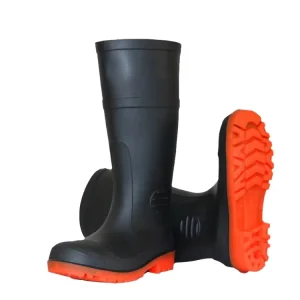 IStapromo Gifts Waterproof Steel Toe Insert Safety Boots Wear resistant Rain Boots Working Construction Gumboots PVC for Men