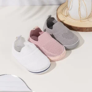 Indoor Infant Baby Walking Shoes Knitted Baby Shoes Anti slip Baby Casual Shoes