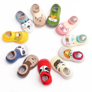 Indoor Toddler Soft Comfort Soled Shoes Breathable Non Slip Baby Socks Cartoon Baby Sock Shoes