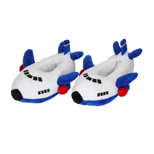 Indoor Winter Plush Aircraft Children Slipper Airplane Shaped Slippers Airplane Slippers for Child