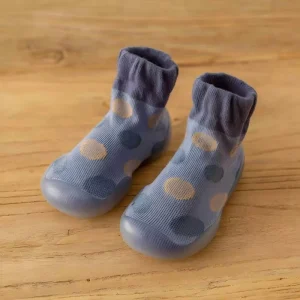 Infant First Walking Shoes Lightweight Fabric Soft Flexible Sole Basic Essential Style for Both Boys and Girls