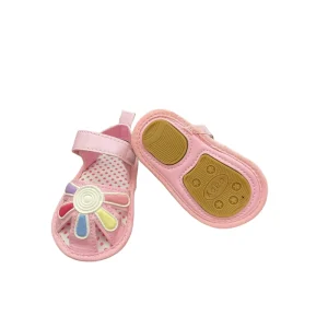 Infant Pre-walker Soft Leather Shoes for Summer Spring Autumn Breathable and Lightweight Flat Closure Type for Baby