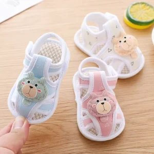 Infant Sandals Rubber Sole Toddler Shoes Soft Sole Non Slip Baby Shoes Newborn Summer Children’s Shoes