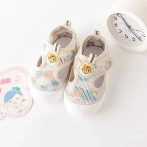 Infant Walking Shoes Soft Mesh Material Easy On Off Design Playful Activity Style Gender Neutral Style