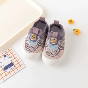 Infant Walking Shoes Soft Mesh Material Easy On Off Design Versatile Daily Wear for Both Boys and Girls