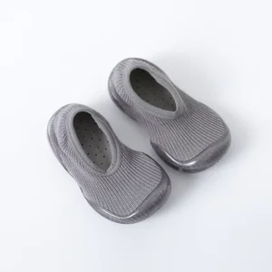 Infants Toddlers Boys Girls Non Slip Slip On Rubber Upper Soft Sole Lightweight Low Cut Casual Walking Shoes Cotton Fabric